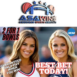 ASA 6-Star Top Game + Bonus Bet | Jan 1 Bowls