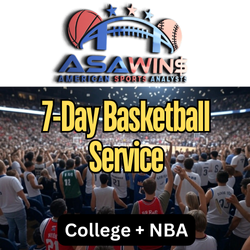 ASA 7-day Basketball Package College + NBA bets!